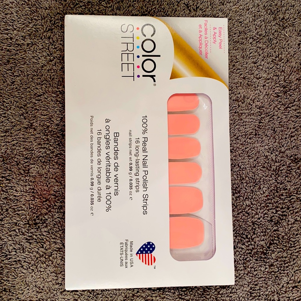 Charleston Blush COLORSTREET nailpolish strips NWT